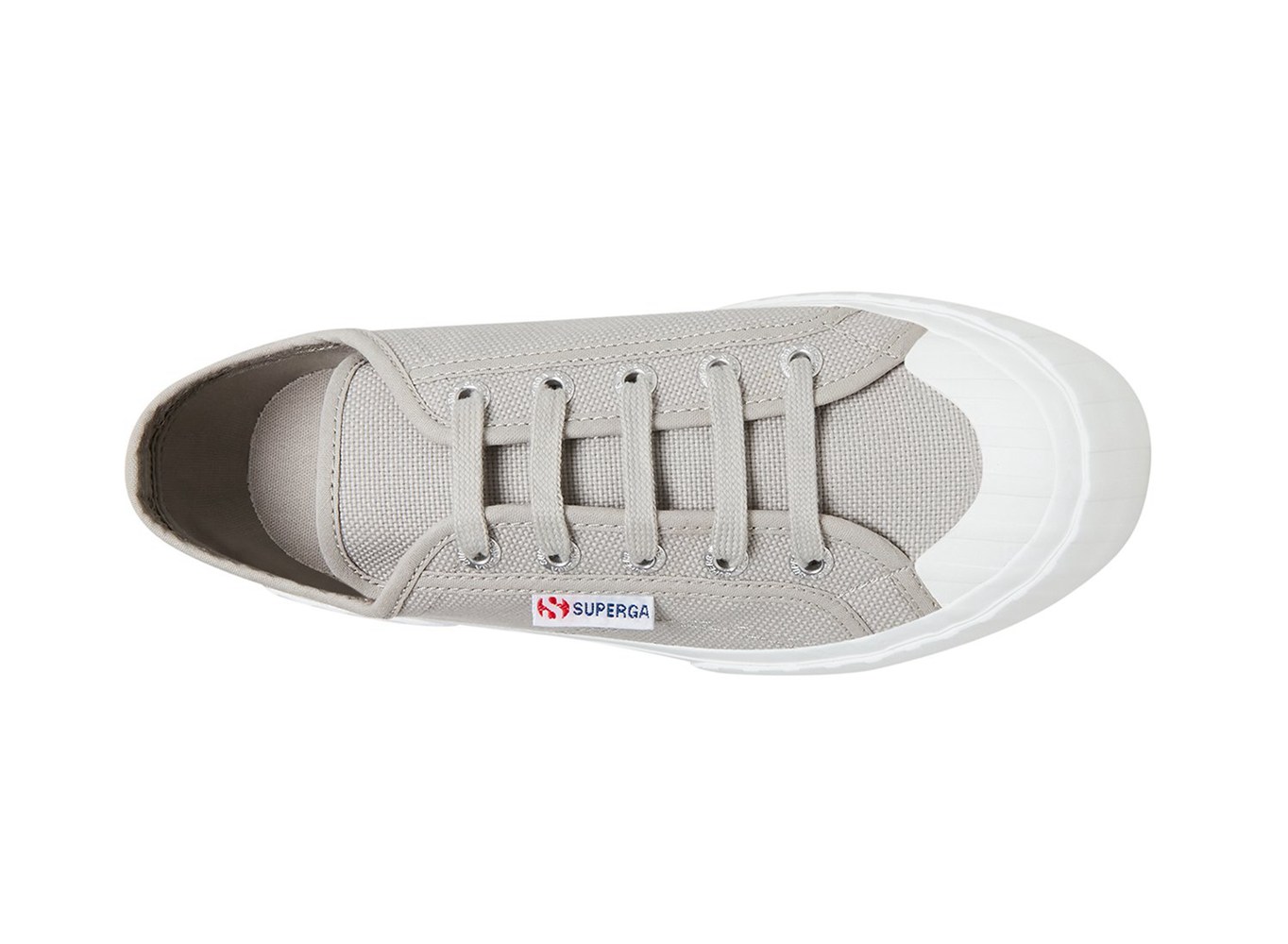 Espadrille Feminino Luz Cinzentas - Superga 2630 Stripe - WDHLX-2843